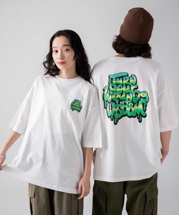 WEGO 【ユニセックス着用ITEM/SMLサイズ/手洗い可】アソートグラフィックT 柄7