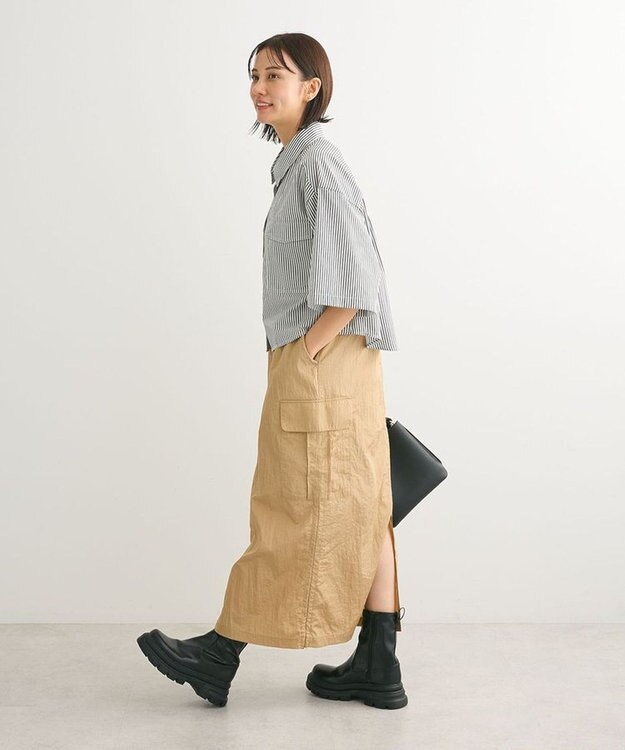 Green Parks ５分袖ショートシャツ Black