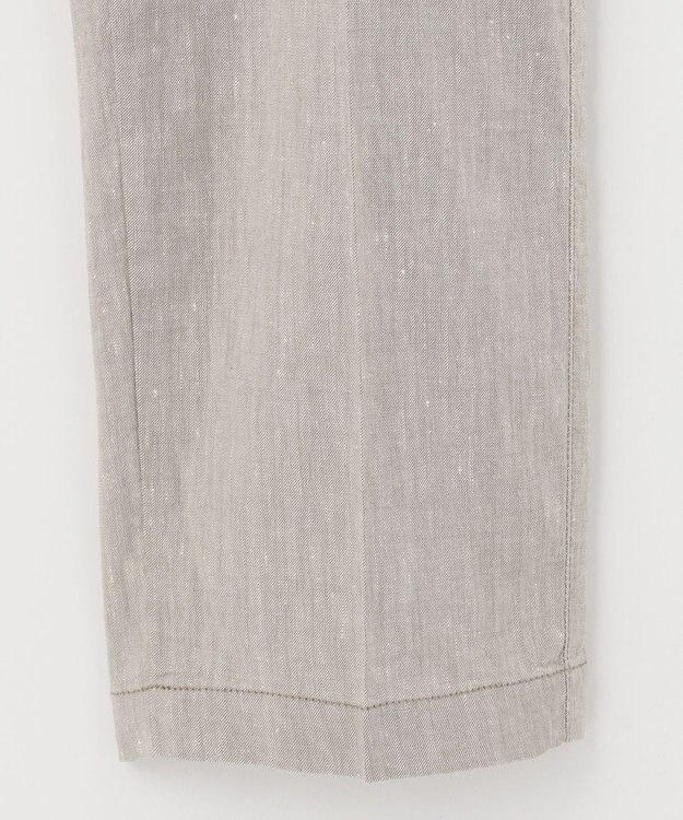 JOSEPH ABBOUD 【キングサイズ】リヨセルリネンシャンブレー パンツ ベージュ系