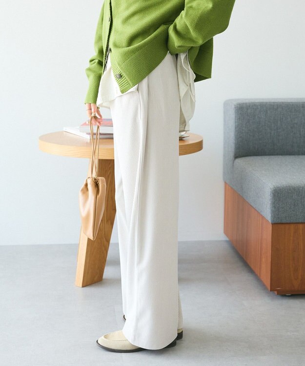 CRAFT STANDARD BOUTIQUE カットコーデュロイパンツ/24AW Gray Beige