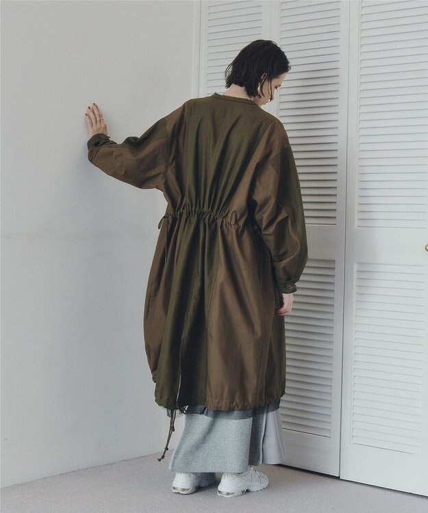 YECCA VECCA 【リバーシブル】2wayミリタリーコート Khaki