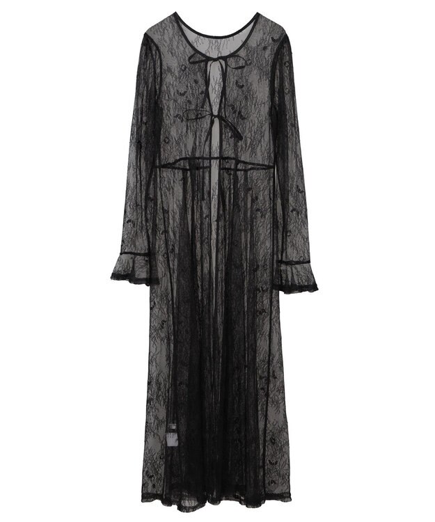 earth music&ecology SET2点レースワンピース＋キャミワンピース ブラック