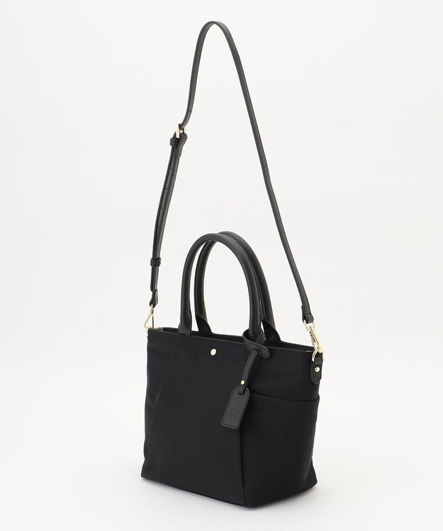 J.PRESS LADIES 【WEB限定】2wayナイロン Midium トート バッグ ブラック系