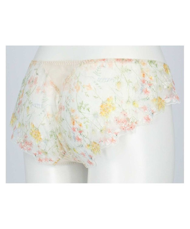 une nana cool Accent flower バックスタイルまでかわいい 総レースショーツ BE