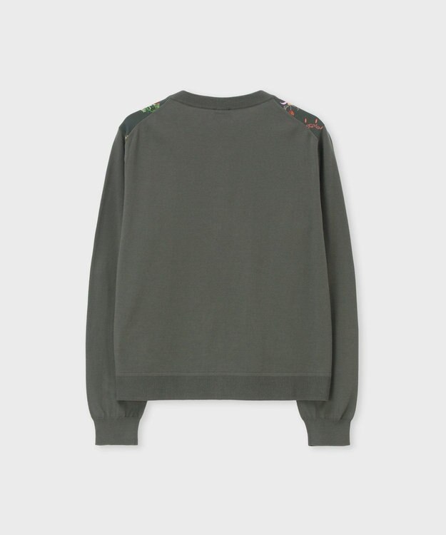 Paul Smith Keepsake プリントコンビ カーディガン カーキ