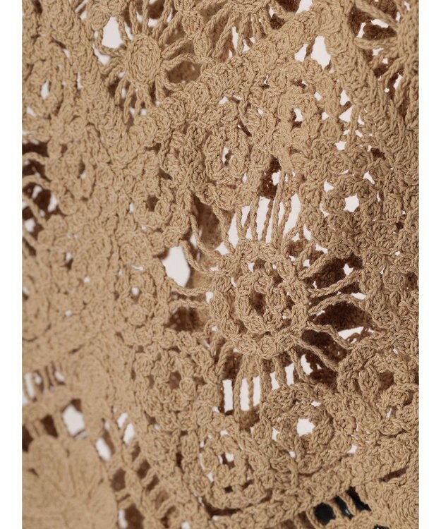 Green Parks ・ＳＵＧＡＲ　ＳＰＯＯＮ　２ｗａｙクロシェカーディガン Mocha