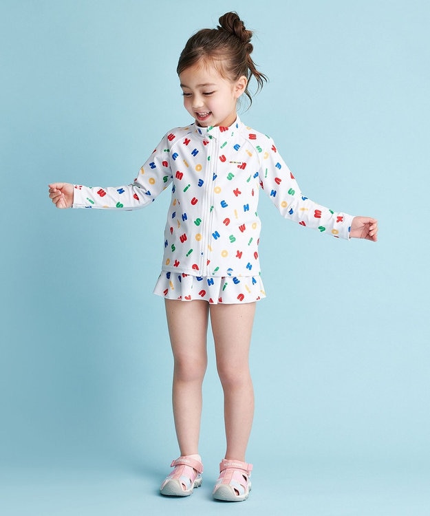 ミキハウス】【80-130cm】 ラッシュガード / MIKI HOUSE HOT BISCUITS