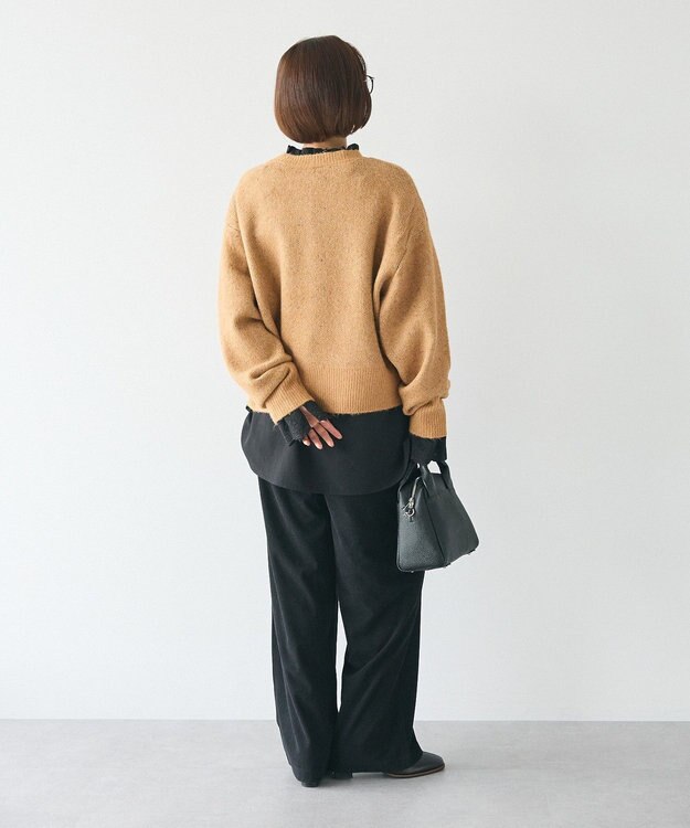 CRAFT STANDARD BOUTIQUE カットコーデュロイパンツ/24AW Black