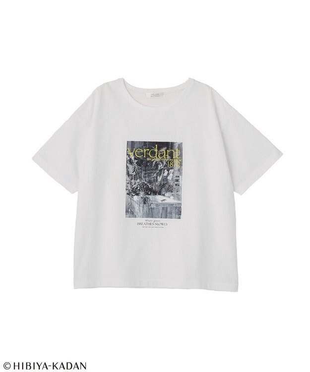 Green Parks 日比谷花壇コラボモノクロＴＥＥ Off White