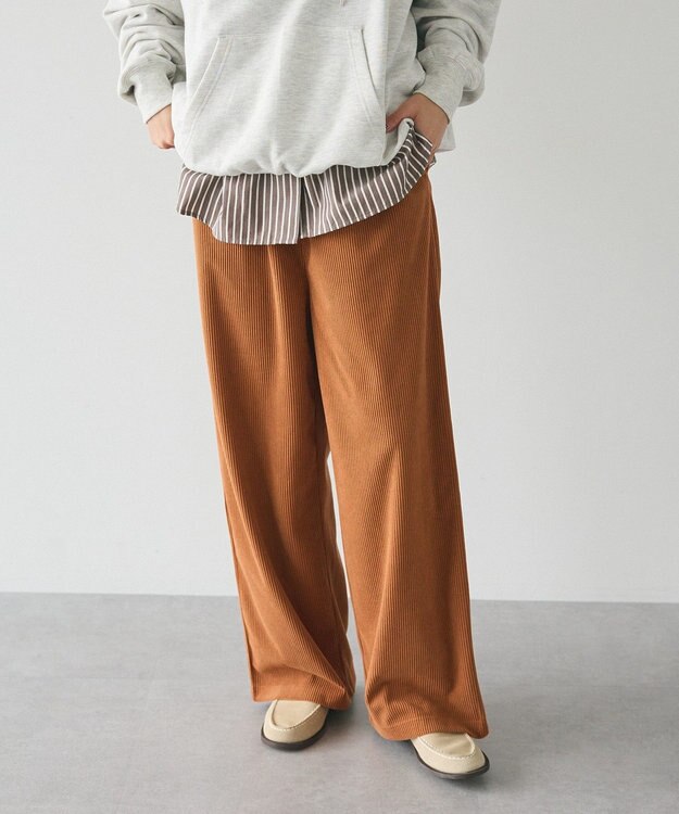 CRAFT STANDARD BOUTIQUE カットコーデュロイパンツ/24AW Orange