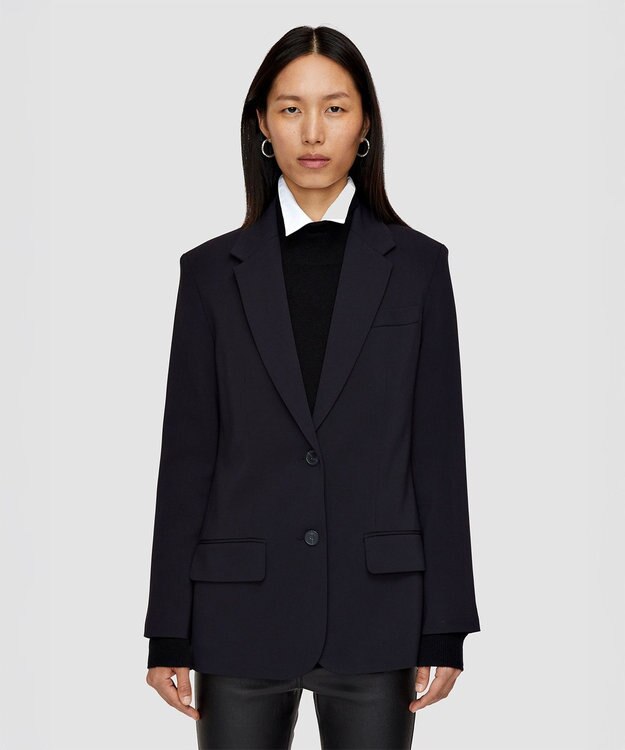 JOSEPH 【FOUNDATIONS】JACKIE　コンフォートキャディー　シングルブレストジャケット Black