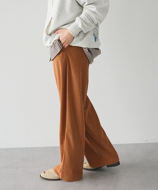 CRAFT STANDARD BOUTIQUE カットコーデュロイパンツ/24AW Orange