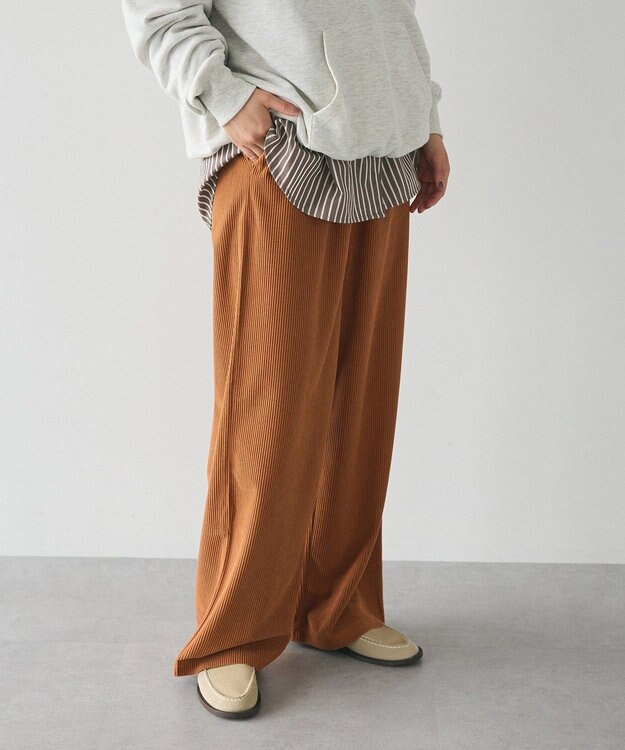 CRAFT STANDARD BOUTIQUE カットコーデュロイパンツ/24AW Orange