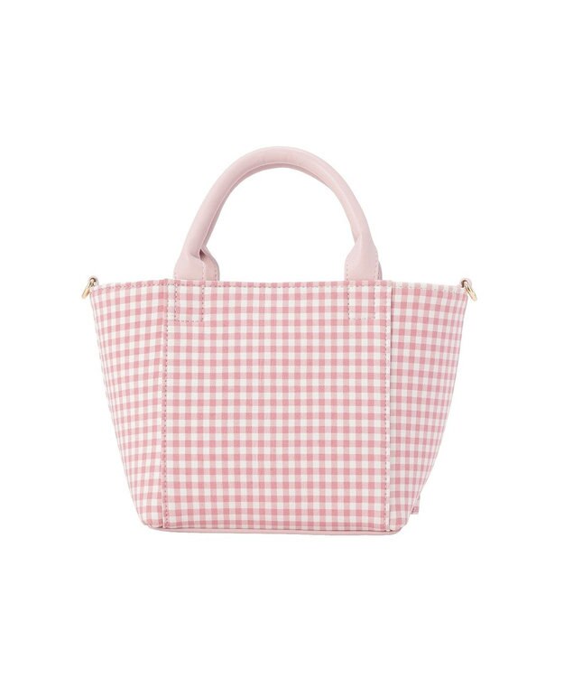 Maison de FLEUR ギンガムフリル2Wayバッグ Pink
