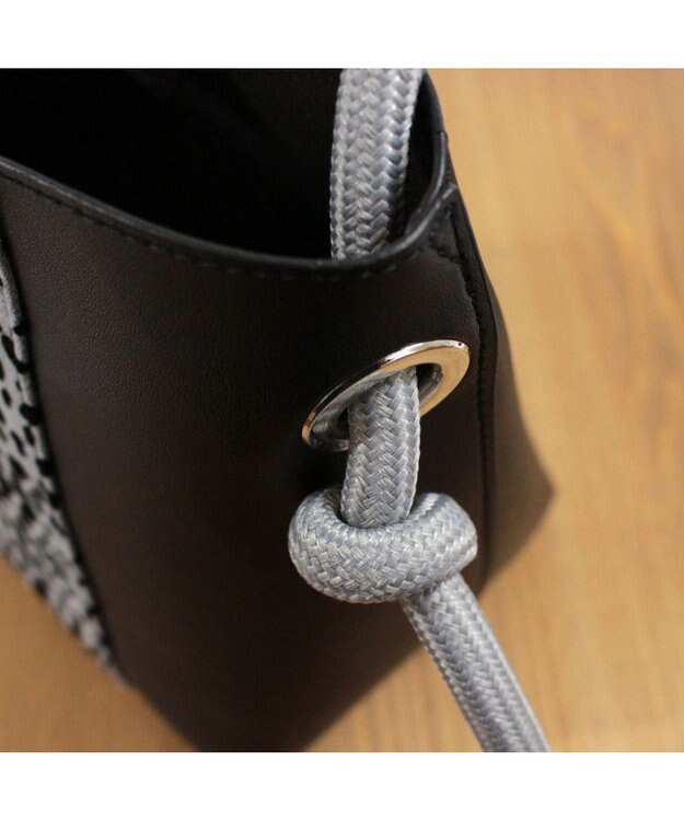 ROOTOTE 0657【直営店限定:ミニショルダー】ベビールー.ファット-ロープ-A 03：ブラック