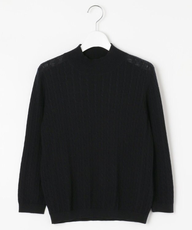 J.PRESS LADIES 【洗える】KNIT BASIC ニット ネイビー系