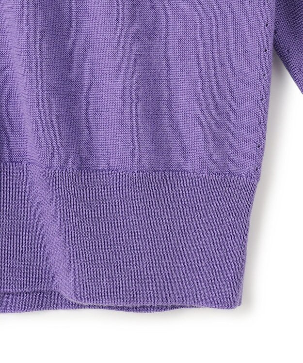 JOSEPH HOMME 【HIGH GRADE LINE】ヤマガタメリノ　モックネックニット ライラック系