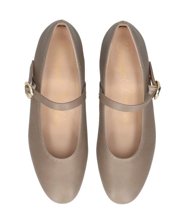 Bridget Birkin 【Bridget Birkin】モチーフパーツメリージェーンレインパンプス グレー