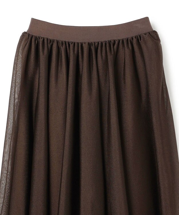 uncrave バルキーシアーニット フレアスカート ブラウン
