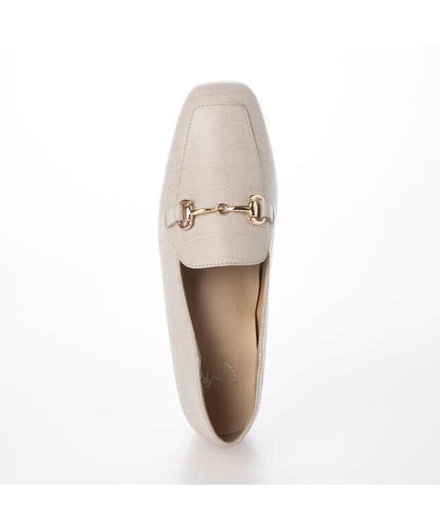 ing <ing>【WEB限定】モカシンビットローファー ホワイトカタオシ