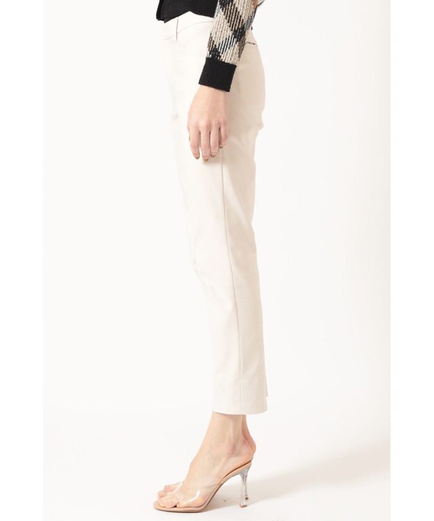 DAKS C/NY ダブルクロス テーパードパンツ アイボリー