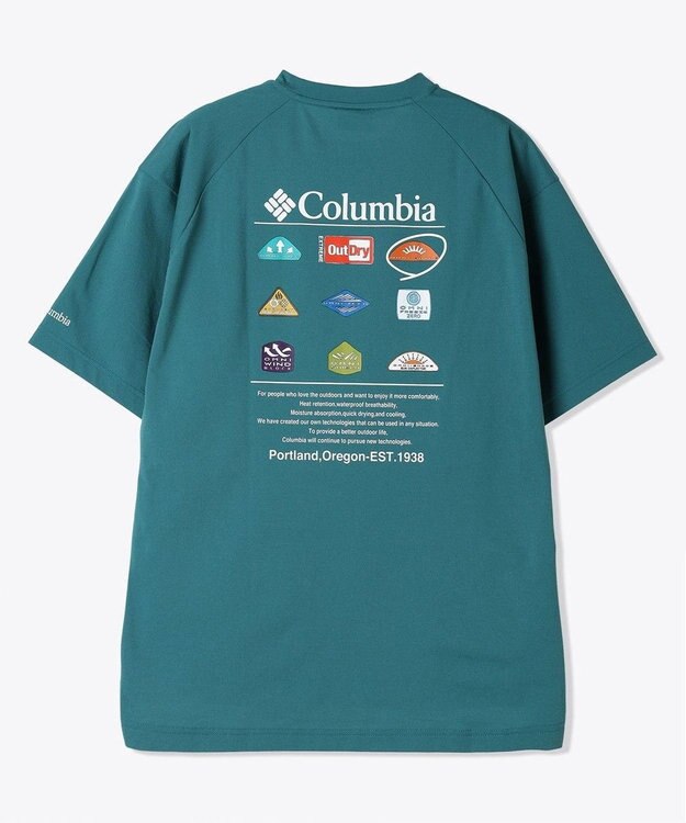 Columbia Columbia/ レイリバースプリットラグラングラフィックショートスリーブTシャツ /コロンビア River Blue