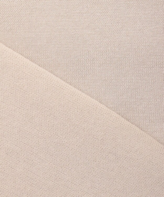 J.PRESS LADIES L 【洗える】シルキーレーヨンストレッチ Vネック カーディガン ベージュ系