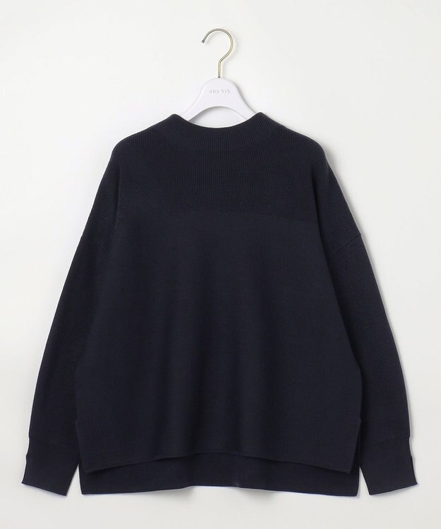 ANY SIS S 【洗える】ウキウキ ニット ネイビー
