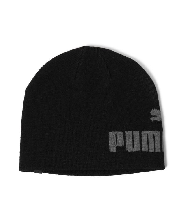 WEGO 【ユニセックス着用ITEM】PUMA　ESSENTIALS　カフレス　ビーニー ブラック
