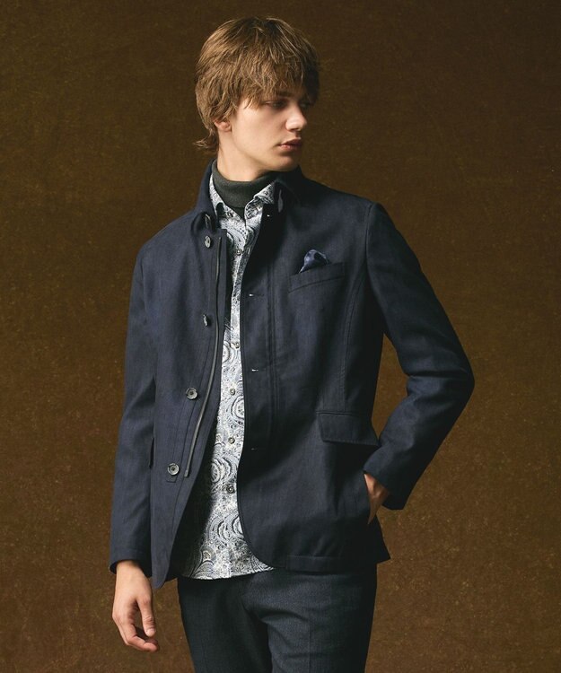 JOSEPH ABBOUD 【キングサイズ・チクチクしない/3シーズン対応/サスティナブル】SNOWY タートルネックセーター グレー系