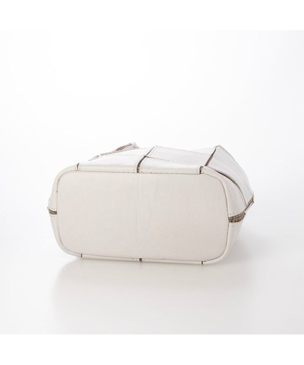 UNBILLION ピークスピーク PEAKS PEAK / 牛革パッチワーク2wayトートS アイボリー