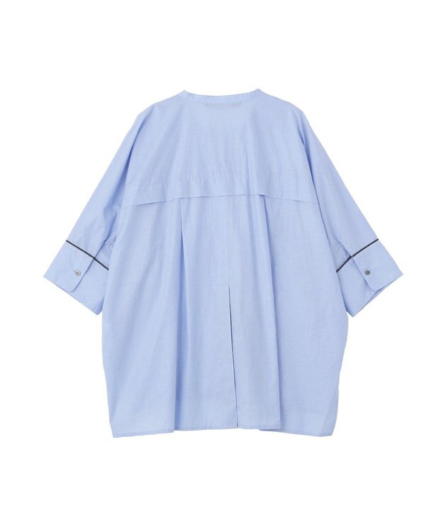 YECCA VECCA ペーパータッチドルマンシャツ Blue