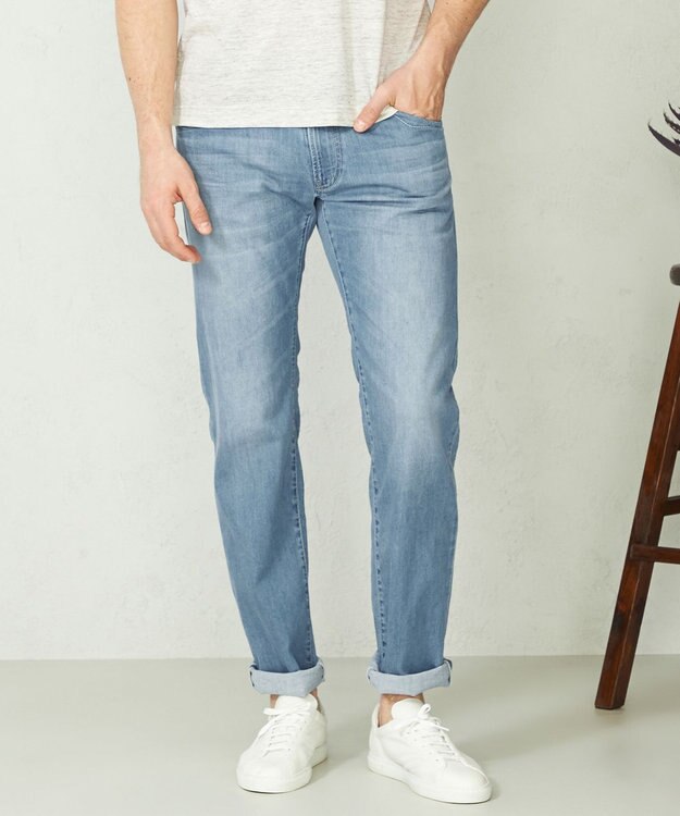 JOSEPH ABBOUD 【JAPAN FABRIC】ストレッチデニム サックスブルー系