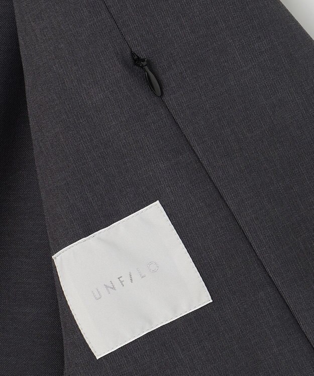 UNFILO MENS 【OCEANS 雑誌・web・YouTube 掲載】WOOL TOUCH 機能美ジャケット【東レ開発のウール見え高機能素材】 チャコール