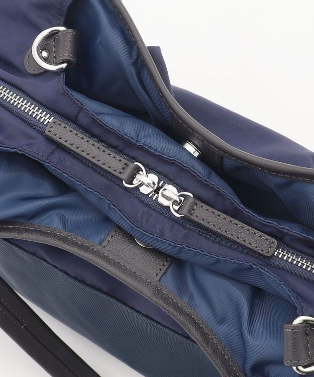 Y'SACCS シワナイロン2WAYトートバッグ SSサイズ ネイビー