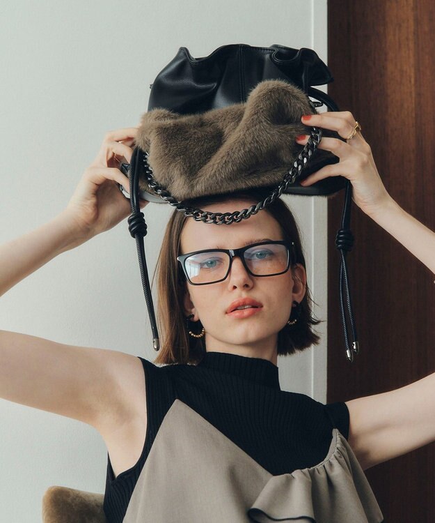 2wayチェーンギャザーバッグ / YECCA VECCA | ファッション通販