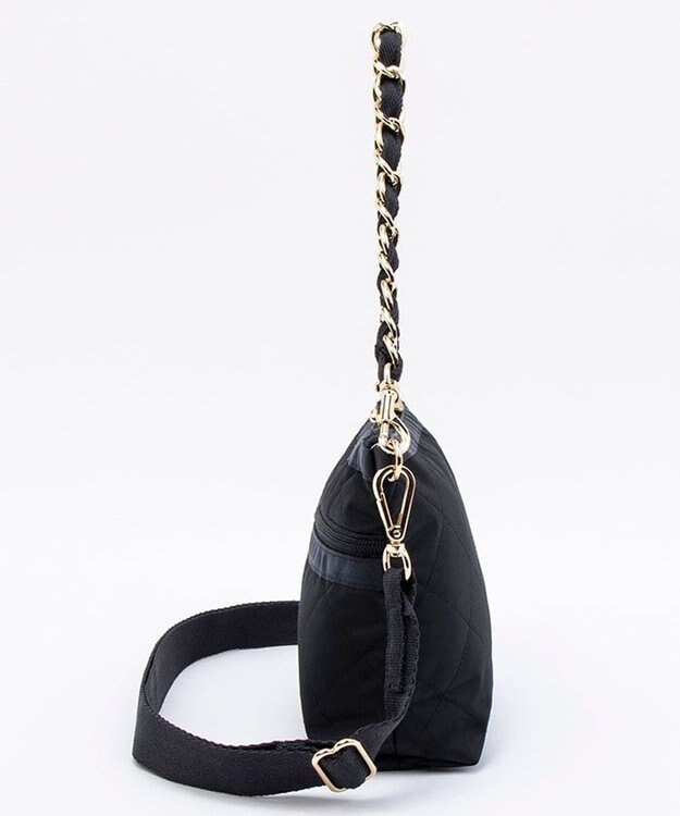 LeSportsac CHAIN COSMETIC CLUTCH/ディープシーブルーキルト ディープシーブルーキルト