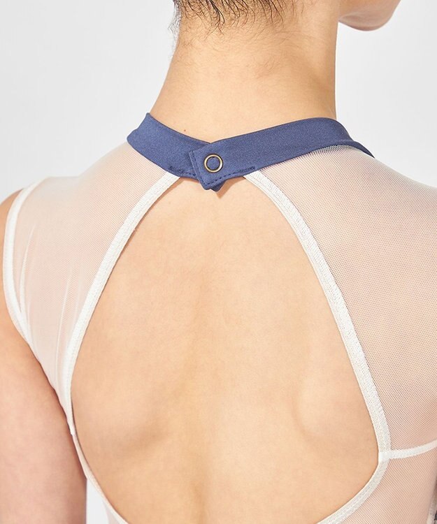 Chacott ハイネックレオタード ブルー