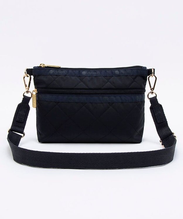 LeSportsac CHAIN COSMETIC CLUTCH/ディープシーブルーキルト ディープシーブルーキルト