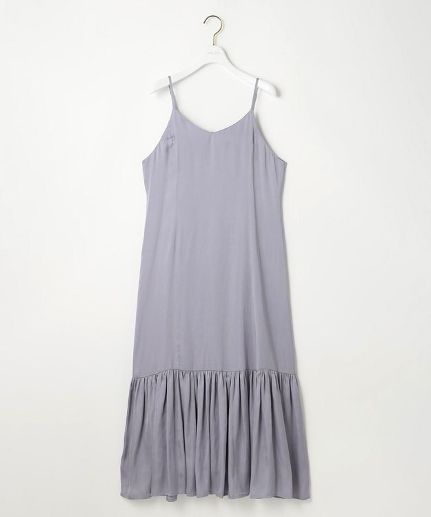 ANY SIS 【貴島明日香さんコラボ・3点セット】メッシュ ニット×キャミ ワンピース ライトブルー