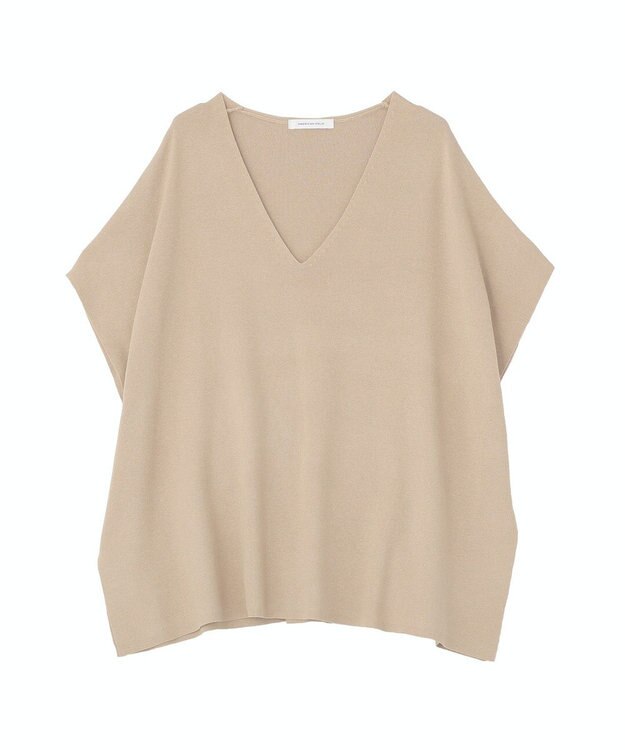 AMERICAN HOLIC Vネックニットベスト Beige