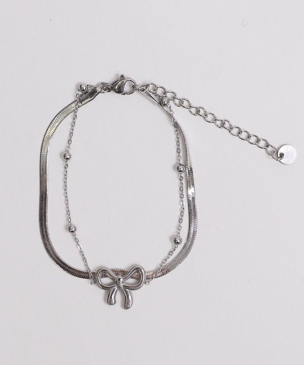 WEGO Lステンレスモチーフ2連ブレス 柄1