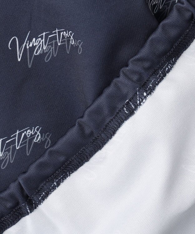 23区GOLF 【WOMEN】ウェストドローコードモック ネイビー系5