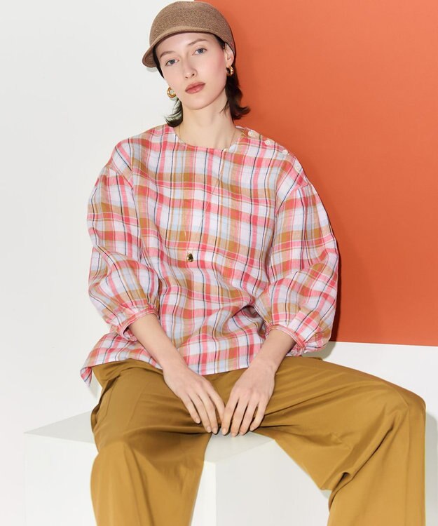 23区 ペーパーブレード キャップ ダークブラウン系