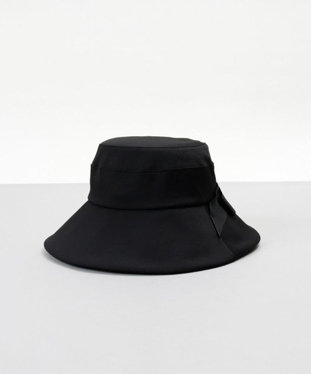 AURORA 【 Beaurance （ビューランス）】バイカラーリボンバケットハット ブラック