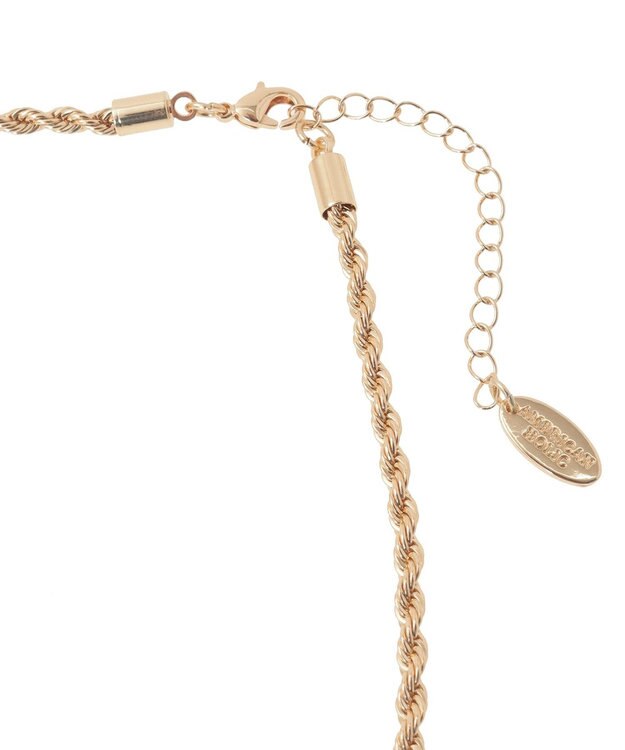 AMERICAN HOLIC ツイストチェーンネックレス Gold