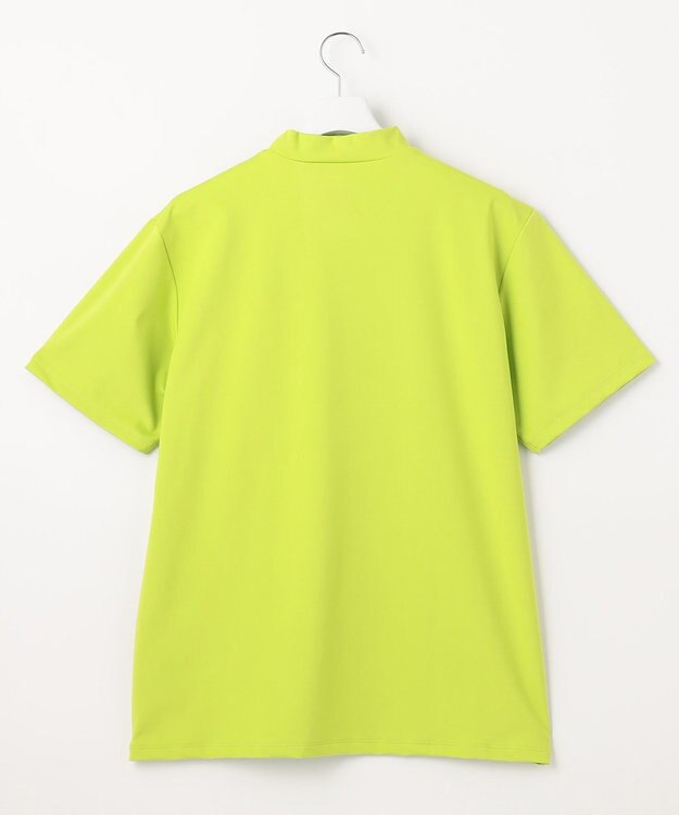 PW CIRCULUS 【MEN】【ストレッチ】ロゴ モックネック シャツ ライム