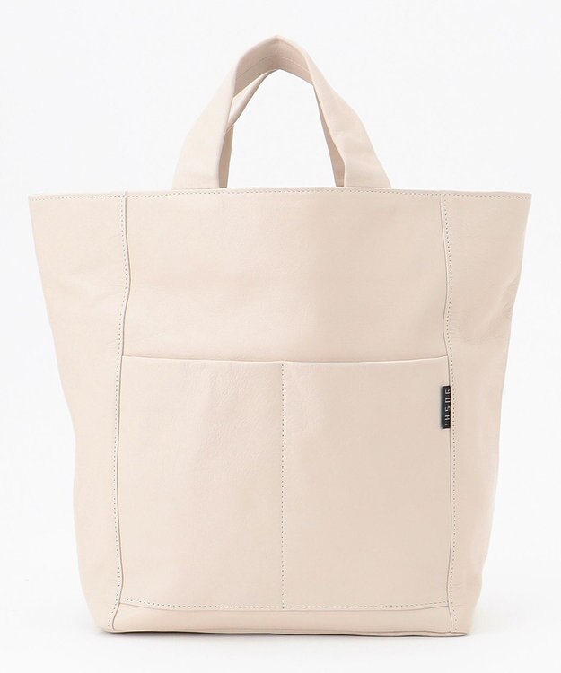 YUSHI NUANCE - TOTE SHOULDER 本革トートショルダー ホワイト