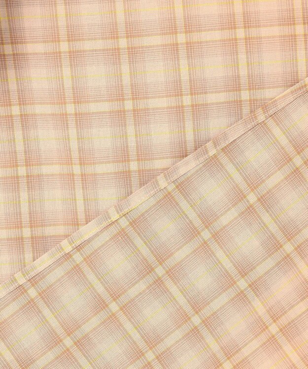 組曲 S ライトトロピカルロールネック ブラウス ベージュ系3