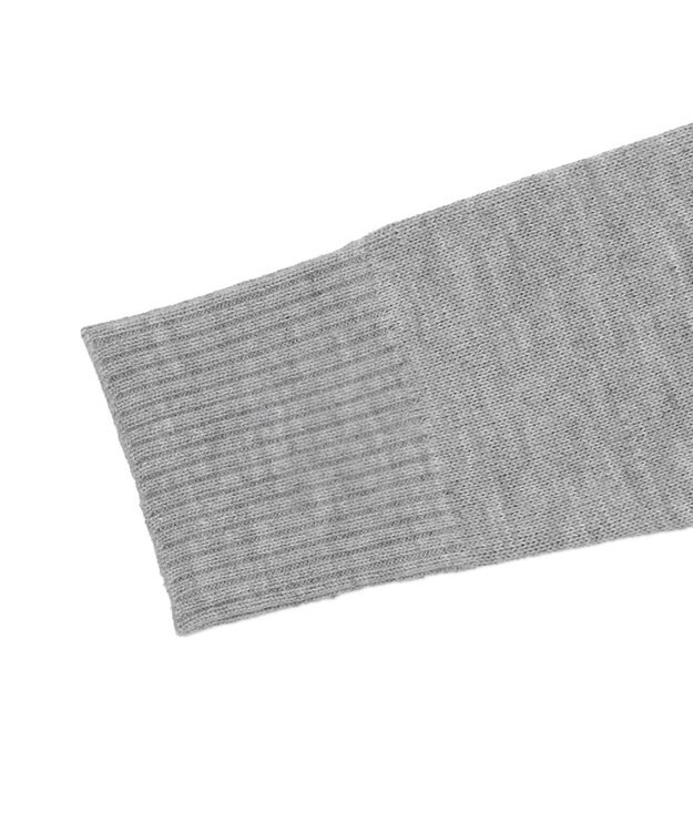 WEGO 【WEB限定/2025年秋冬新作/洗濯OK/毛玉レス/MLXLサイズ展開/オフィス/カジュアル】ベーシックニットセーター 杢グレー